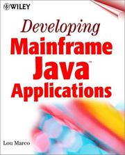 Cover of: Developing Mainframe Java Applications