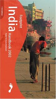 Cover of: Footprint India Handbook 2002 | Robert Bradnock