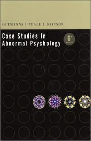 Cover of: Case Studies in Abnormal Psychology by Thomas F. Oltmanns, John M. Neale, Gerald C. Davison