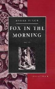 Cover of: Fox in the Morning by Roger Finch