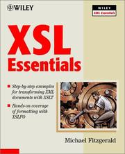 Cover of: XSL essentials