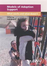 Models of Adoption Support by Hedi Argent