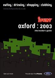 Cover of: Itchy Insider's Guide to Oxford