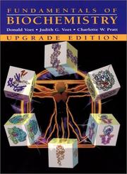 Cover of: Fundamentals of biochemistry upgrade by Donald Voet
