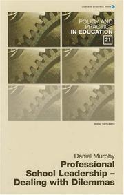 Cover of: Professional School Leadership by Daniel Murphy