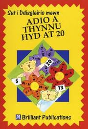 Cover of: Adio a Thynnu Hyd at 20 (How to Sparkle At.) by Moira Wilson