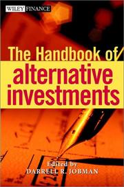 Cover of: The Handbook of Alternative Investments