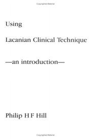 Cover of: Using Lacanian Clinical Techniques
