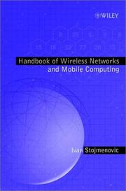 Cover of: Handbook of Wireless Networks and Mobile Computing | Ivan Stojmenovic