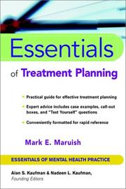 Essentials of Treatment Planning by Mark E. Maruish