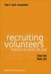 Cover of: Recruiting Volunteers ("How To" Management)