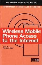 Cover of: Wireless Mobile Phone Access to the Internet (Innovative Technology Series)