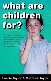 Cover of: What Are Children For?