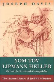 Cover of: Yom-Tov Lipmann Heller by Joseph M. Davis