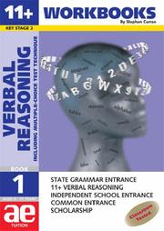 Cover of: 11+ Verbal Reasoning (Verbal Reasoning Workbooks for Children) by Stephen C. Curran, Stephen C. Curran