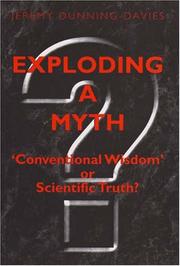 Cover of: Exploding a Myth by Jeremy Dunning-Davies
