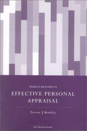 Cover of: Effective Personal Appraisal: A Management Guide