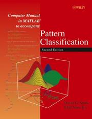 Cover of: Computer Manual in MATLAB to Accompany Pattern Classification, Second Edition by David G. Stork, Elad Yom-Tov