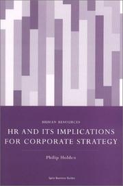 Cover of: HR and Its Implications for Corporate Strategy (Spiro Business Guides) by Philip Holden