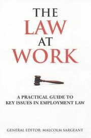 Cover of: The Law at Work