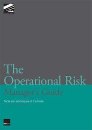 The Operational Risk Manager's Guide by Sergio Scandizzo