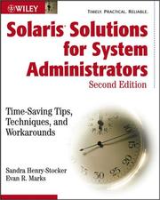 Cover of: Solaris Solutions for System Administrators: Time-Saving Tips, Techniques, and Workarounds, Second Edition