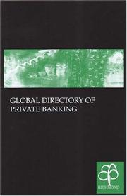 Cover of: Global Directory of Private Banking by Richmond Law & Tax