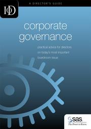 Cover of: IOD Corporate Governanace