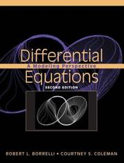 Cover of: Differential equations by Robert L. Borrelli