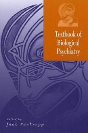 Cover of: Textbook of Biological Psychiatry