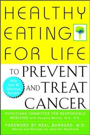 Cover of: Healthy Eating for Life to Prevent and Treat Cancer