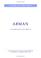 Cover of: Arman (CV/Visual Arts Research)