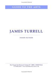 Cover of: James Turrell (CV/Visual Arts Research)