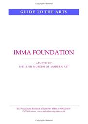 Cover of: IMMA Foundation (CV/Visual Arts Research)