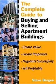 Cover of: The Complete Guide to Buying and Selling Apartment Buildings