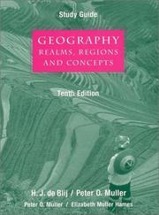 Cover of: Study Guide for Geography by H. J. de Blij/Peter O. Muller, Peter O. Muller/Elizabeth Muller Hames