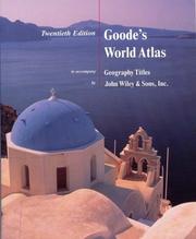 Cover of: Goode's World Atlas to Accompany Geography Titles, 20th edition