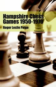 Cover of: Hampshire Chess Games 1950 -1970