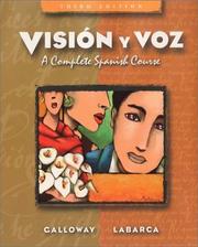 Cover of: Visión y voz: A Complete Spanish Course