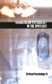 Cover of: Mainstream Psychology in the Spotlight