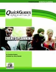 Cover of: Events Planning (Quickguides) by Caroline Hukins