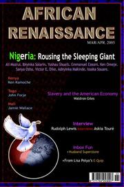 Cover of: African Renaissance March/april 2005: Free Yourself from Flour And Lose Weight Permanently