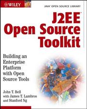 Cover of: J2EE Open Source Toolkit  by John T. Bell, James Lambros, Stan Ng