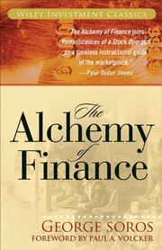 Cover of: The alchemy of finance by George Soros