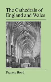 Cover of: The Cathedrals of England and Wales