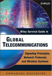 Wiley Survival Guide in Global Telecommunications by Emmanuel Desurvire