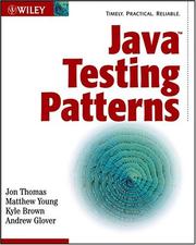 Cover of: Java testing patterns