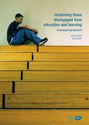 Cover of: Reclaiming Those Disengaged from Education and Learning: A European Perspective