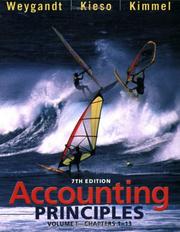 Cover of: Accounting Principles, Chapters 1-13 by Jerry J. Weygandt