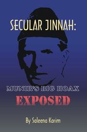 Cover of: Secular Jinnah: Munir's Big Hoax Exposed